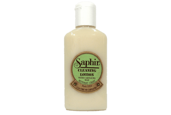 Saphir Leather Cleaner Lotion – Footwear & Garments Cleaning Solution - valentinogaremi-usa