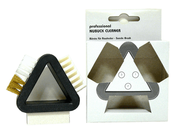 Suede and Nubuck Cleaner Triangular Brush by Valentino Garemi - valentinogaremi-usa