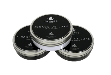 Shoe Polish Tin Deluxe - Beeswax Based Shine Paste by Famaco France - valentinogaremi-usa