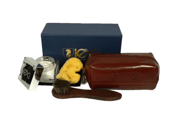 Luxury Shoe Care Set – Travel Shine Kit Gift Edition by IEXI Italy - valentinogaremi-usa