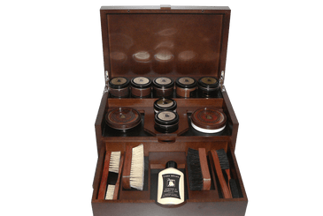 Shoe Shine Kit - Luxury Shoe Care Set - The King by Famaco France - valentinogaremi-usa