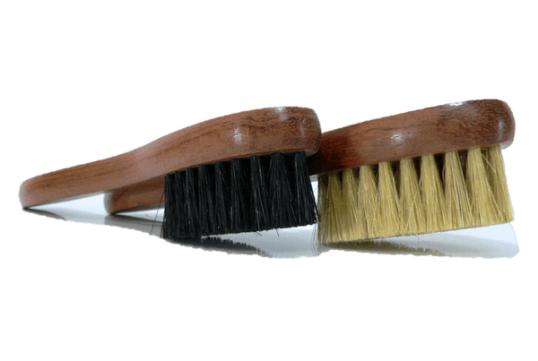 Variety Shoe Brush Kit - Double-Sided Shoe Polish Applicator & Horse Hair  Brushes for Polishing - Nubuck & Suede Brush for Shoes, Soft Leather